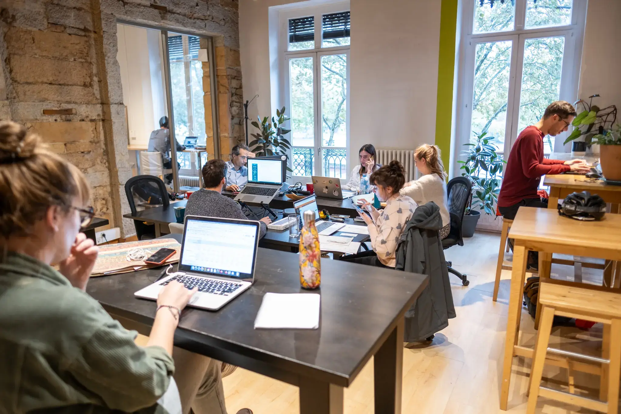 Bureaux partagés en flex office à Lyon