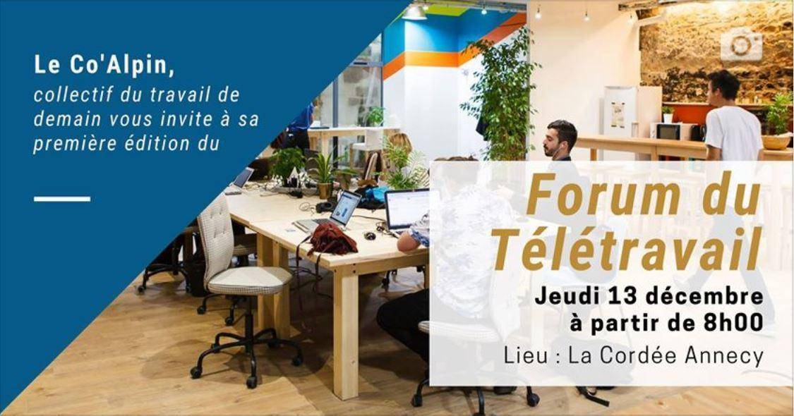 La Cordée s’engage pour le télétravail, avec le collectif le Co’Alpin