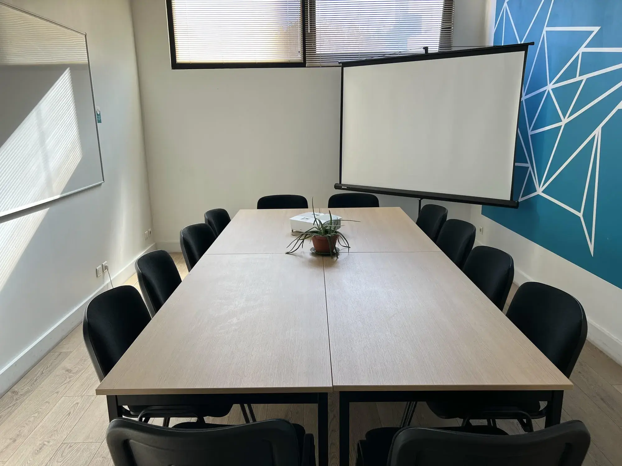Salle de formation équipée d'un vidéoprojecteur et d'un tableau blanc, Villeurbanne Salle de formation équipée d'un vidéoprojecteur et d'un tableau blanc, Villeurbanne