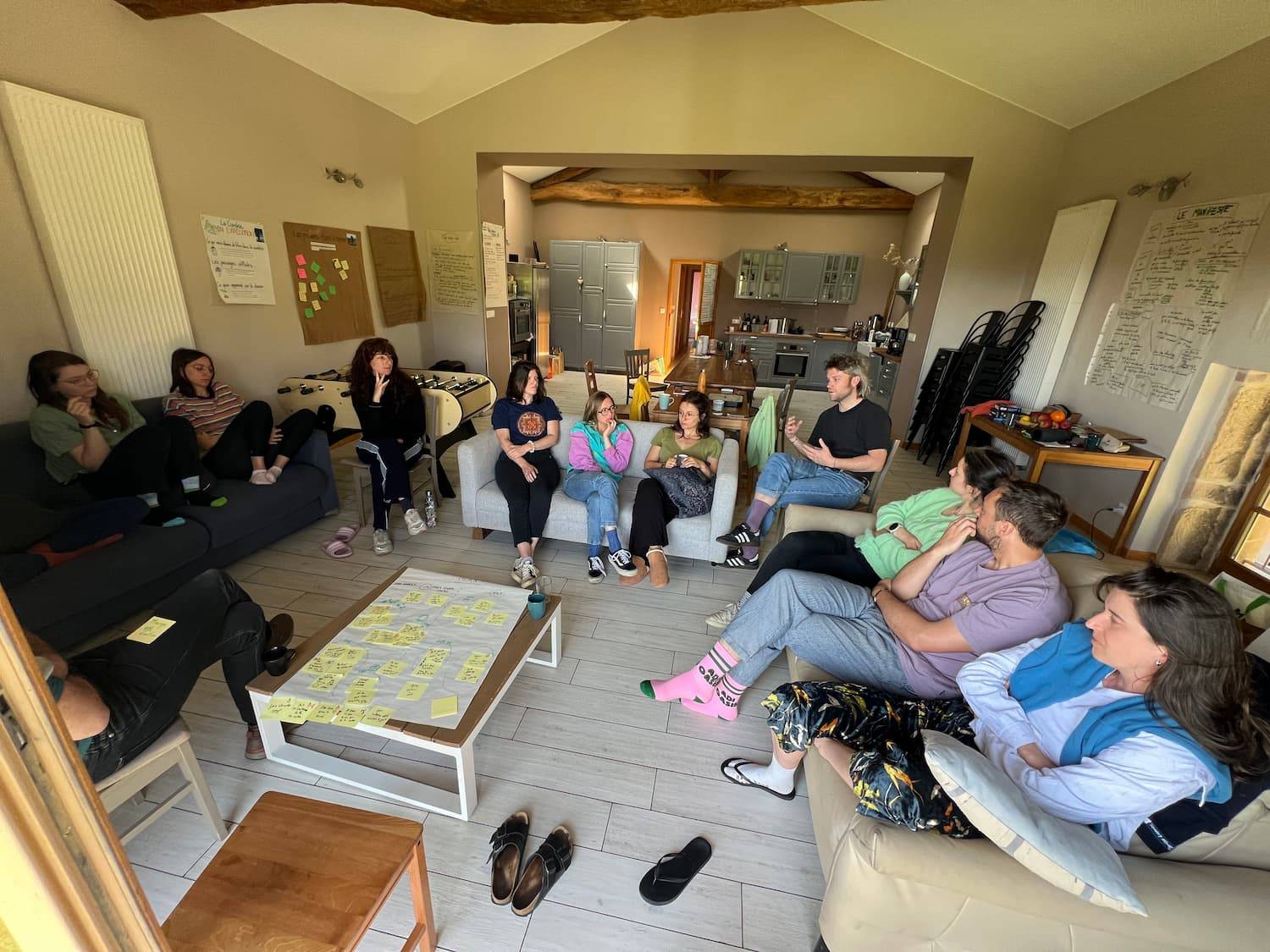 Atelier de gouvernance partagée par l'équipe de La Cordée coworking