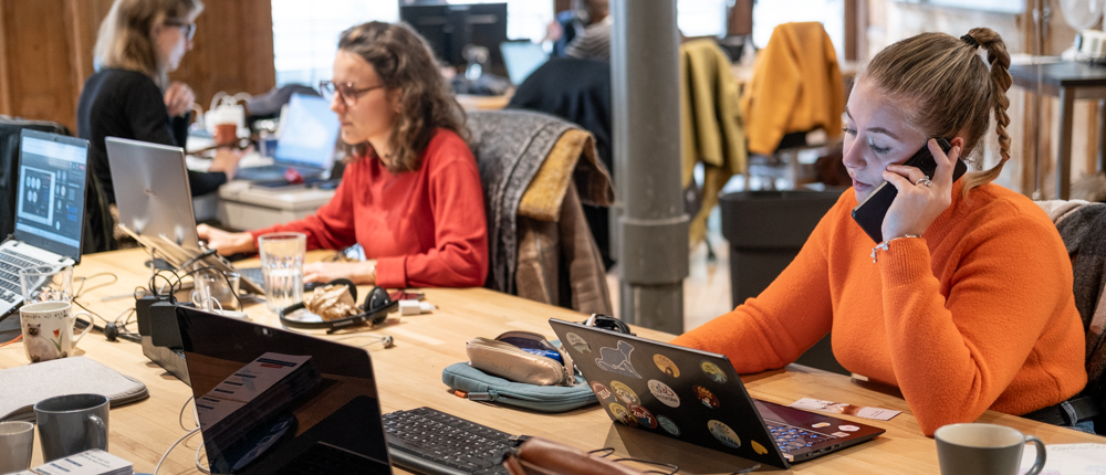 Télétravailler au sein d'espaces partagés à La Cordée coworking Liberté, Lyon