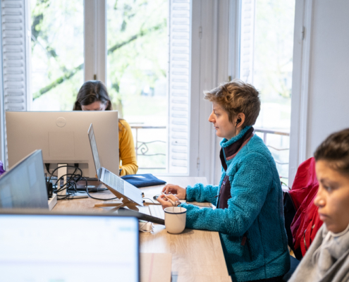 Différents espaces de travail pour choisir le sien selon ses besoins et ses envies à La Cordée coworking Annecy