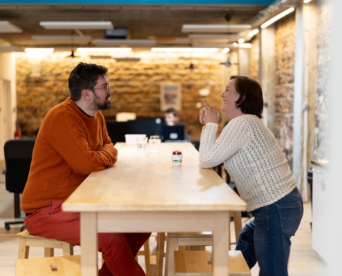 La convivialité de la communuaté à La Cordée