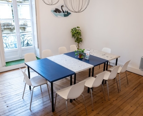 Salle de reunion lumineuse à La Cordée Erdre, Nantes