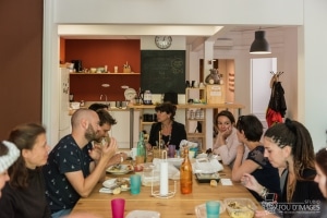 Photo des encordés à table