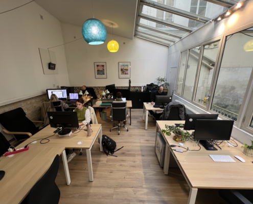 Bureaux sous verrière à La Cordée Paris Gare de Lyon